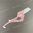 Front cowling decal, left side