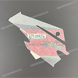 Belly pan decals set, left side