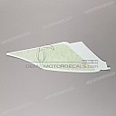 Tail cowl decal, right side