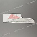Front cowling decal, left side