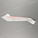 Tail cowl decal, right side
