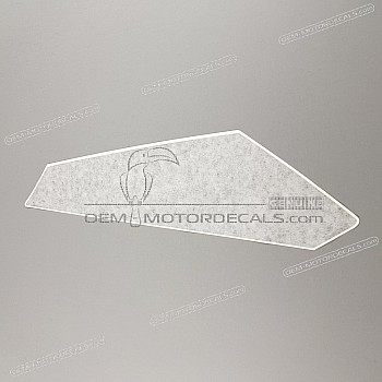 Side cowling decal, right side