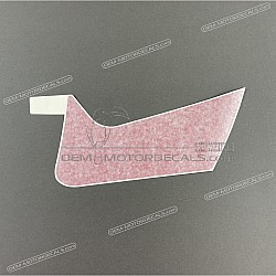 Belly pan decal, right side