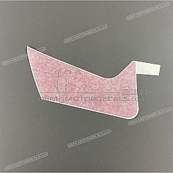 Belly pan decal, left side