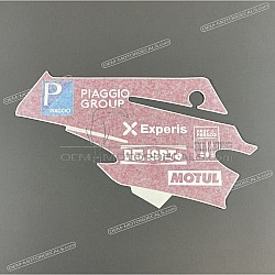 Belly pan decals set, left side