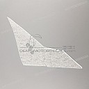 Front cowling decal, left side