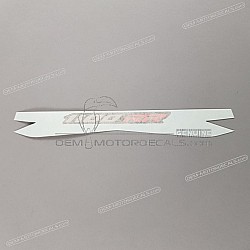 Autocollant carénage arrière queue