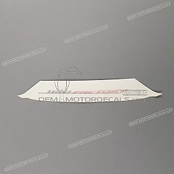 Heckverkleidung Aufkleber