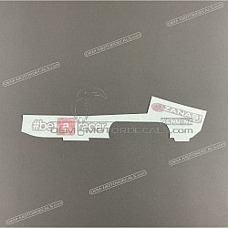 Autocollant carénage arrière queue, côté droit