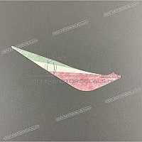 APRILIA Adesivo posteriore coda carena, lato destro 2H003450