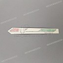 Belly pan decal, left side