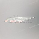 Tail cowl decal, left side