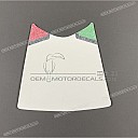 Autocollant de carénage supérieur avant