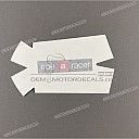 Pegatina para guardabarros delantero