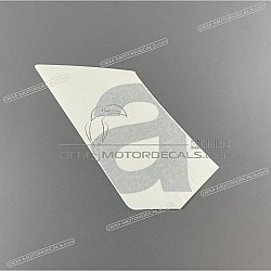 Side cowling decal, left side