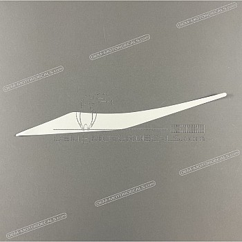 Heckverkleidung Aufkleber, Linke Seite