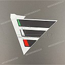 Gráfico escudo lateral Aprilia, lado izquierdo