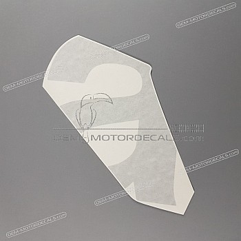 Side cowling decal, left side