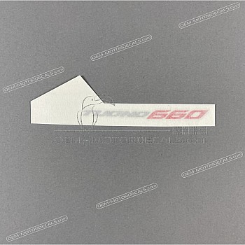 Naklejka na przednią owiewkę (czasza), prawa strona