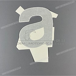 Side cowling decal, right side