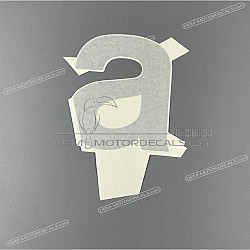 Side cowling decal, left side