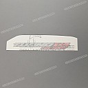 Side cowling decal, right side