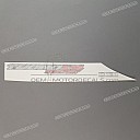 Tail cowl decal, right side