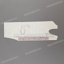 Belly pan decal, left side