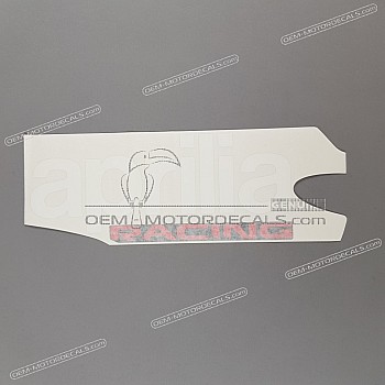 Belly pan decal, left side