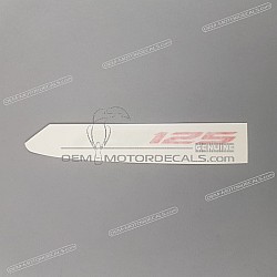 Autocollant carénage arrière queue, côté gauche