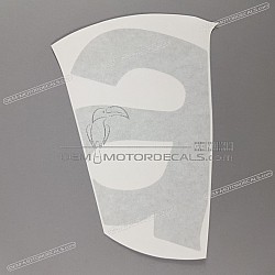 Side cowling decal, left side