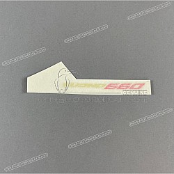 Autocollant de carénage supérieur avant, côté droit