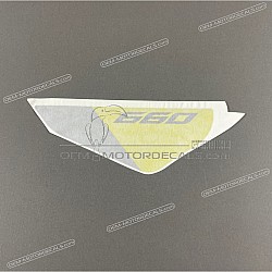 Kotflügelaufkleber vorne, Linke Seite