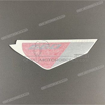 Kotflügelaufkleber vorne, Rechte Seite