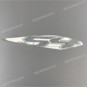 Autocollant carénage arrière queue, côté gauche