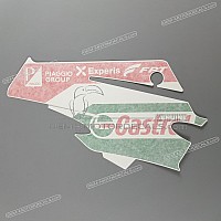 APRILIA Belly pan decals set, left side 2H004884
