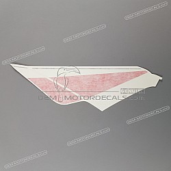 Autocollant carénage arrière queue, côté gauche