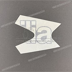 Autocollant carénage arrière queue