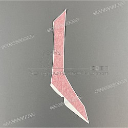 Autocollant de carénage supérieur avant, côté droit