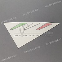APRILIA Bovenkuip sticker, rechterkant 2H005437