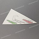 Front cowling decal, left side