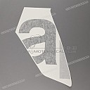 Side cowling decal, left side