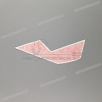 Side cowling decal, right side