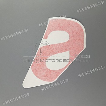 Side cowling decal, right side