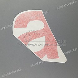 Side cowling decal, left side