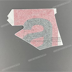 Naklejka na osłonę boczną, prawa strona