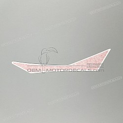 Side cowling decal, left side