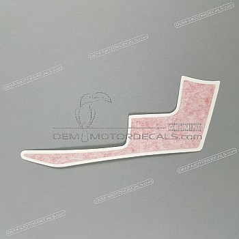 Side cowling decal, left side