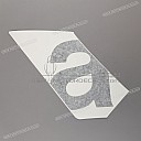 Side cowling decal, left side