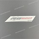 Side cowling decal, right side